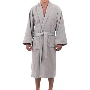 Alpine Swiss Pure Cotton Terry Cloth Bathrobe Super Absorbent Spa Robe For Men